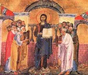 Calendrier liturgique - Page 4 Icon_christ_synagogue_nazareth-300x255